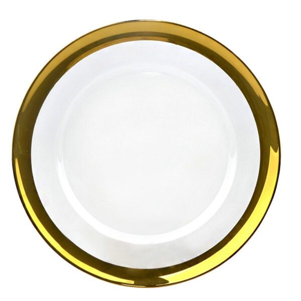 Wholesale Glass Charger Plate PZ-012